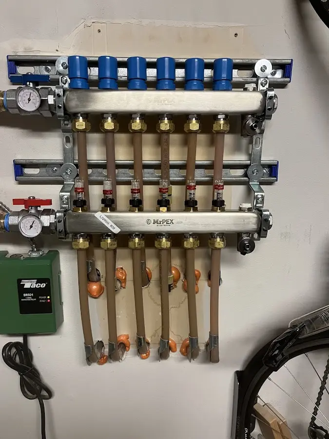 Plumber performing Leak Detection at a residential property in Corona